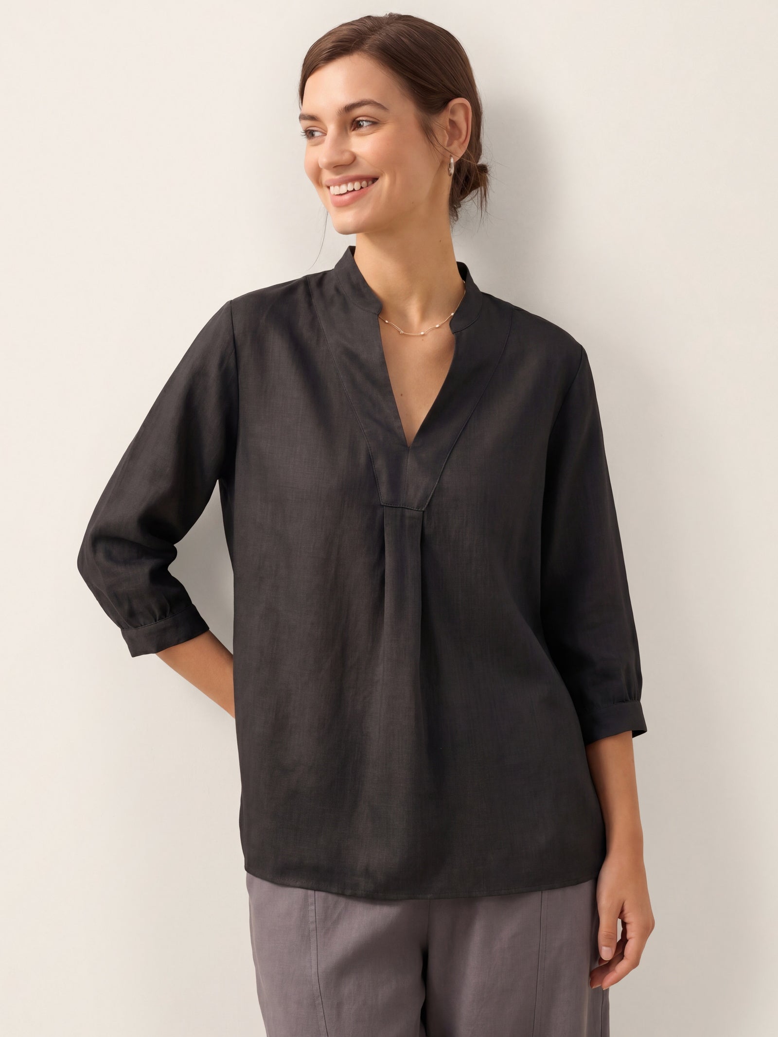 100% Linen Dress Shirt JOANNA DestGlow