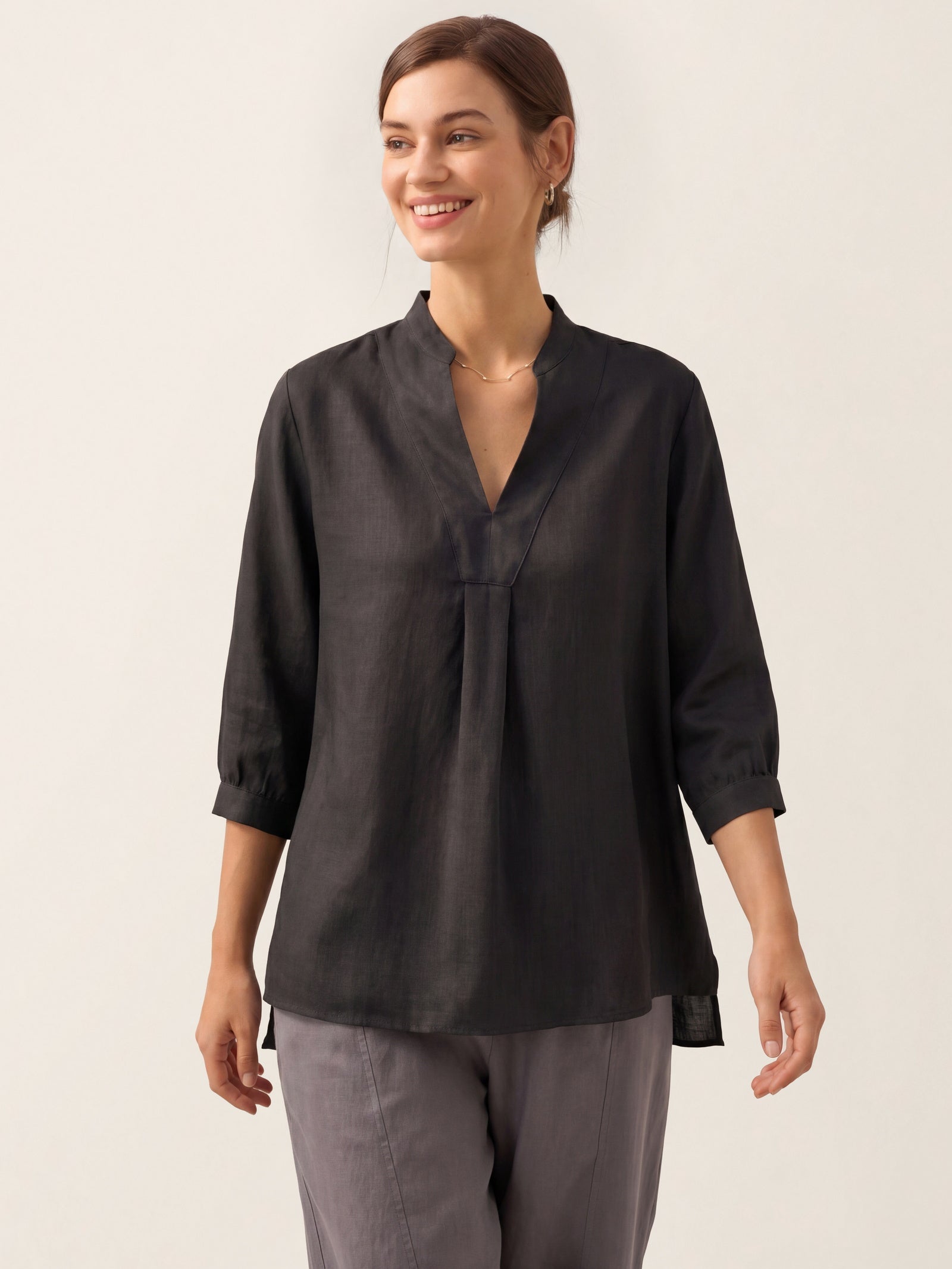 100% Linen Dress Shirt JOANNA DestGlow