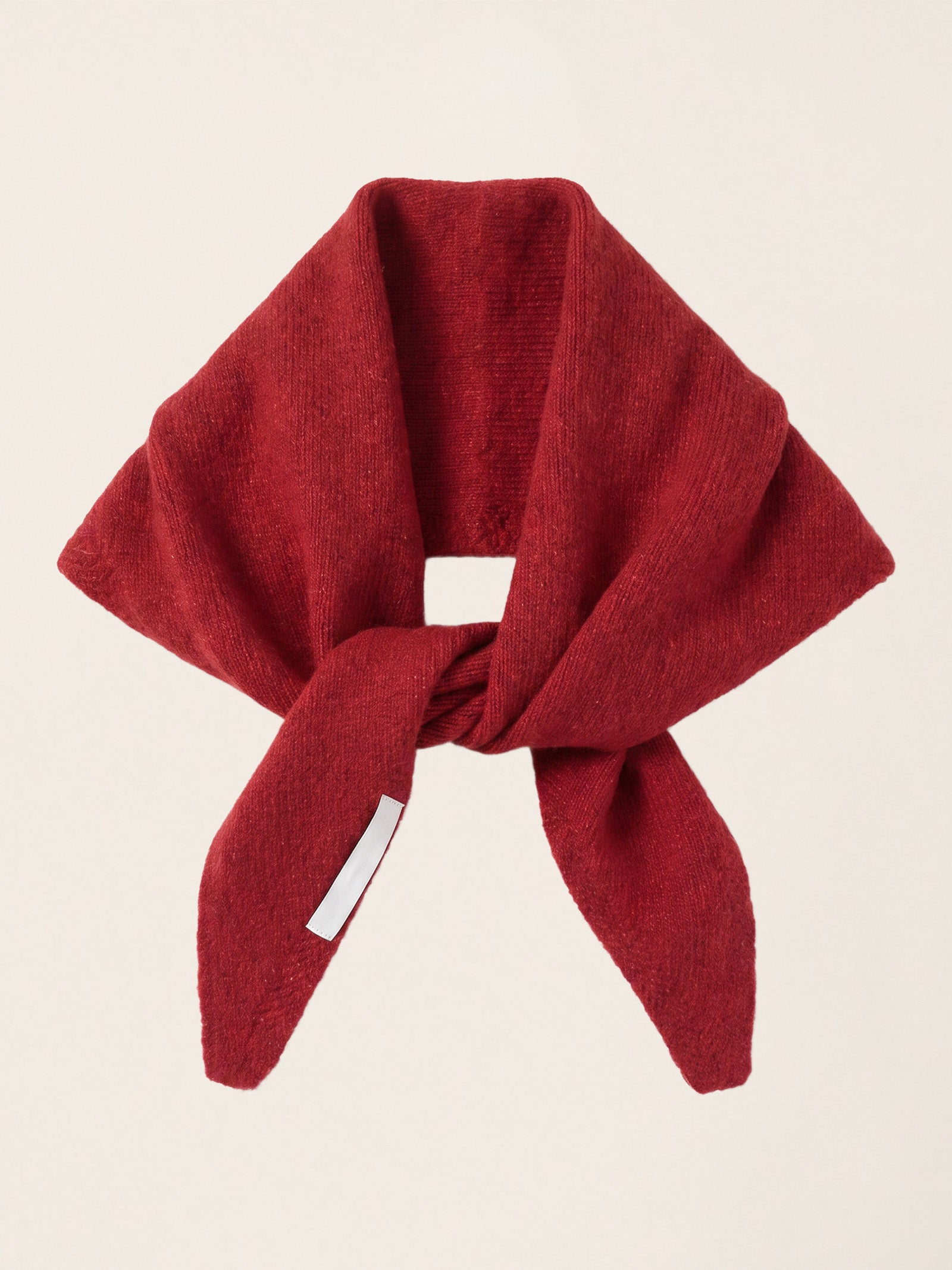 100% Merino Wool Knitted Triangle Scarf DestGlow