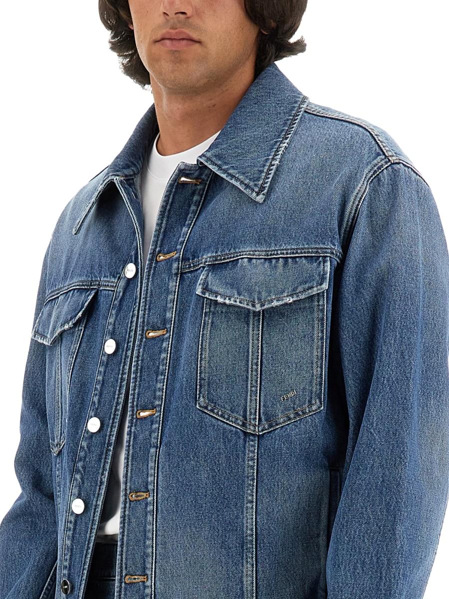 Fendi Men Denim Jacket DestGlow