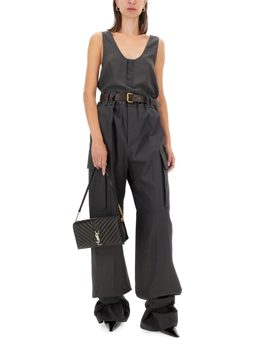 Saint Laurent Women Tank Top "Henley" DestGlow