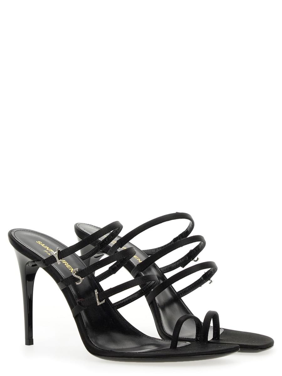 Saint Laurent Women Leather Sandal DestGlow