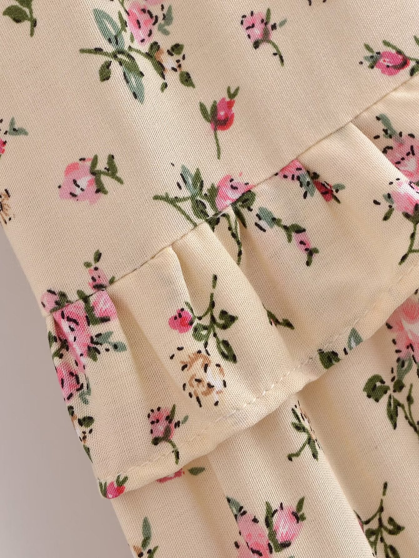 Autumn Women Clothing Printed Lace up Elastic Tiered Dress by Ragazza