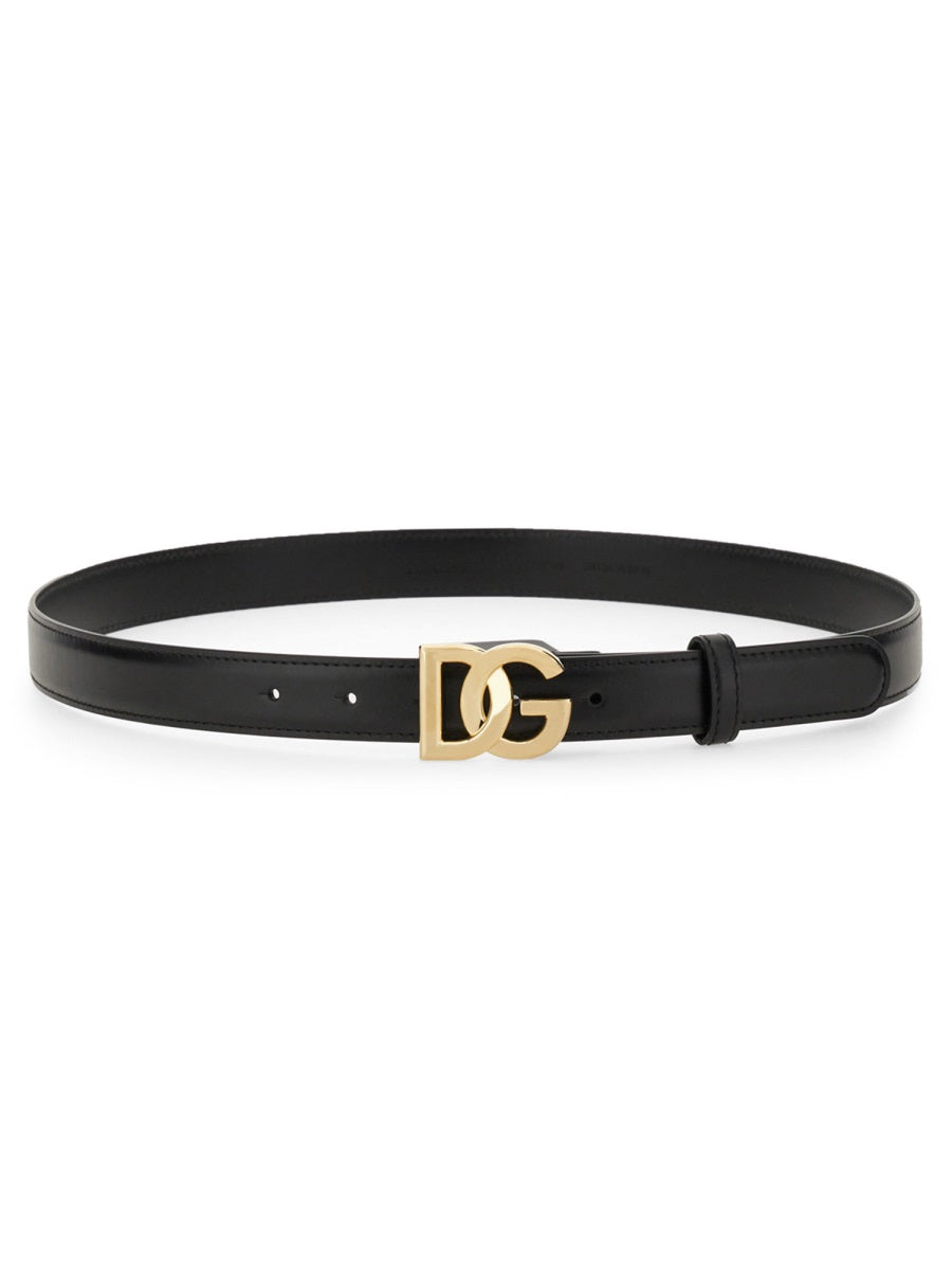 Dolce & Gabbana Women Belt With Logo Buckle by Luosophy