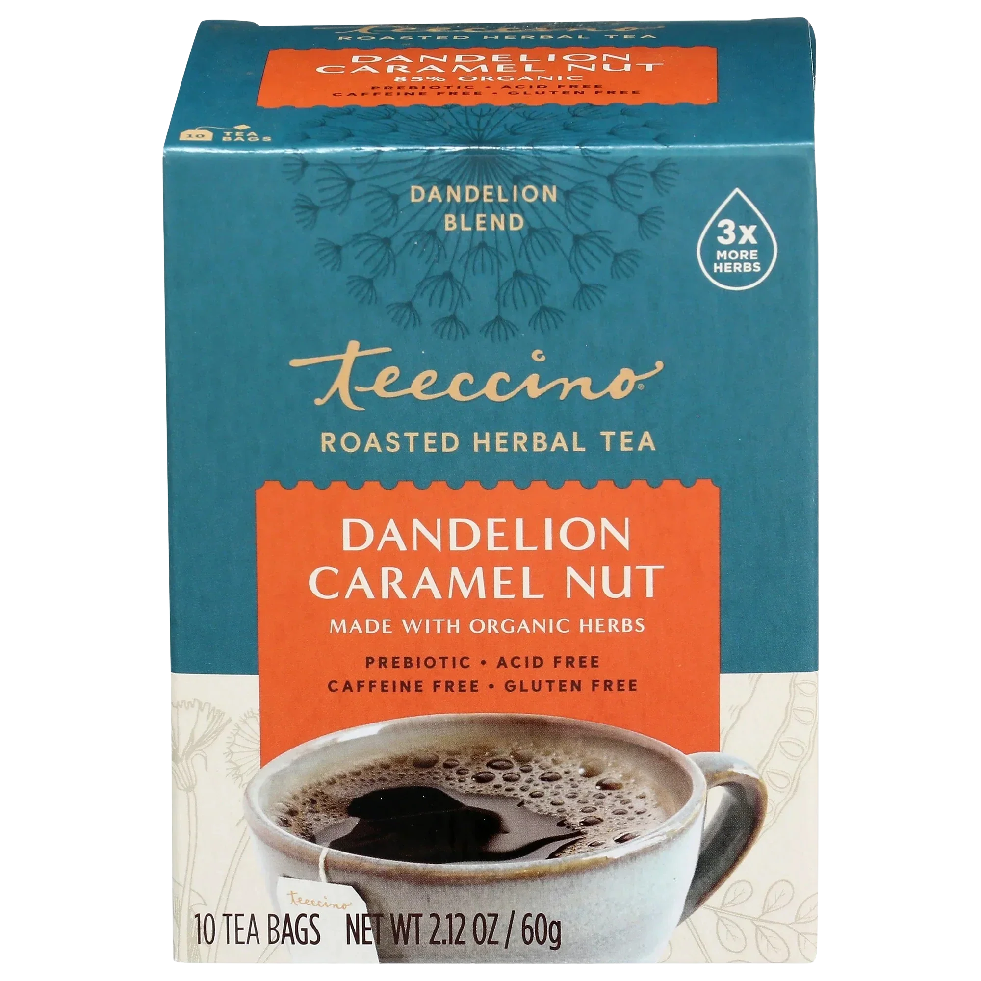 Dandelion Caramel Nut Roasted Herbal Tea DestGlow