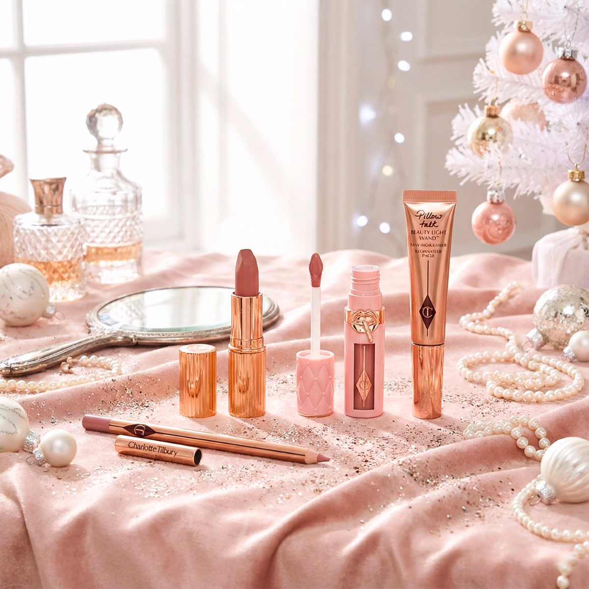 Charlotte Tilbury Pillow Talk Iconic Lip and Cheek Secrets - Pillow Talk by Nava Beauty