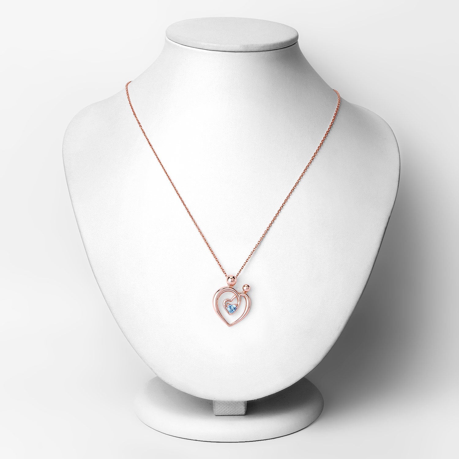 0.28 Carat Genuine Swiss Blue Topaz .925 Sterling Silver Pendant by Bids.com