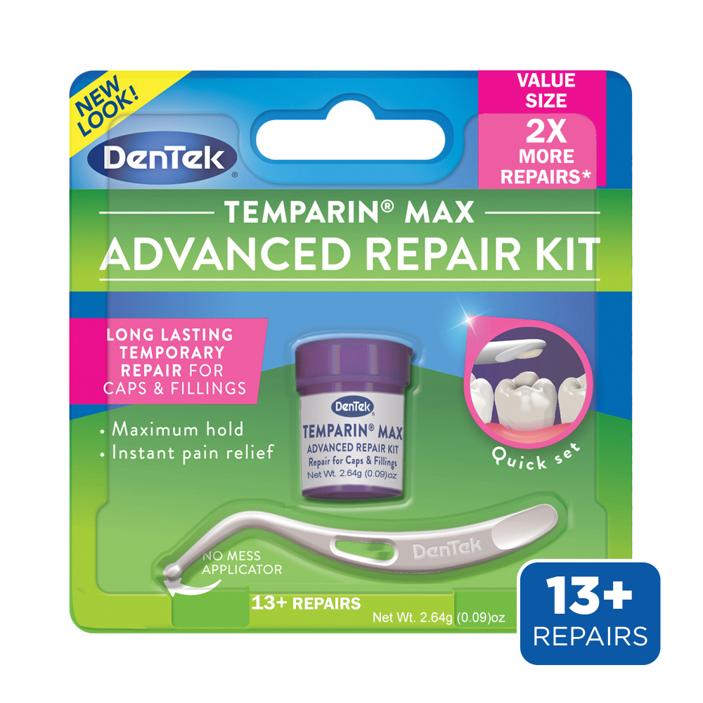DenTek Temparin Max Caps & Fillings Repair Kit by Pasteur Pharmacy