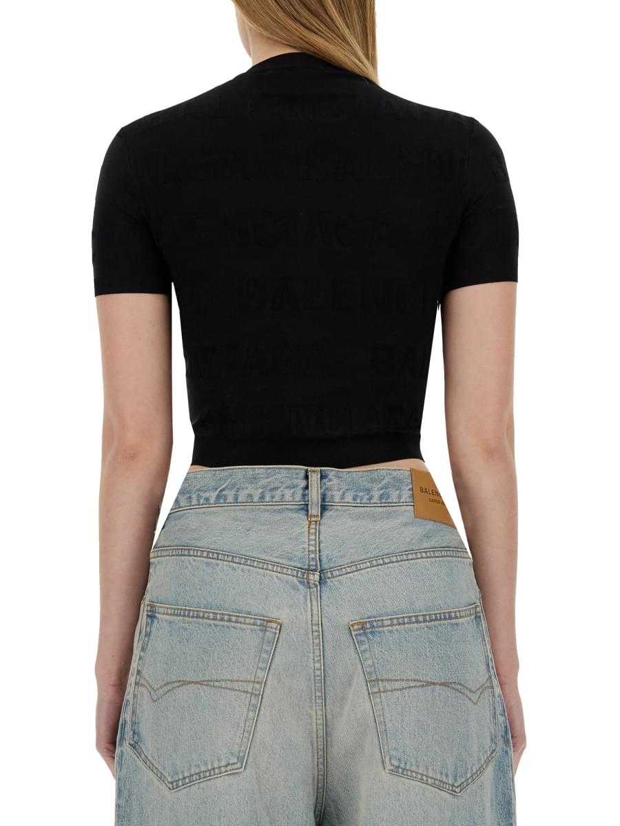 Balenciaga Women Cropped Shirt DestGlow