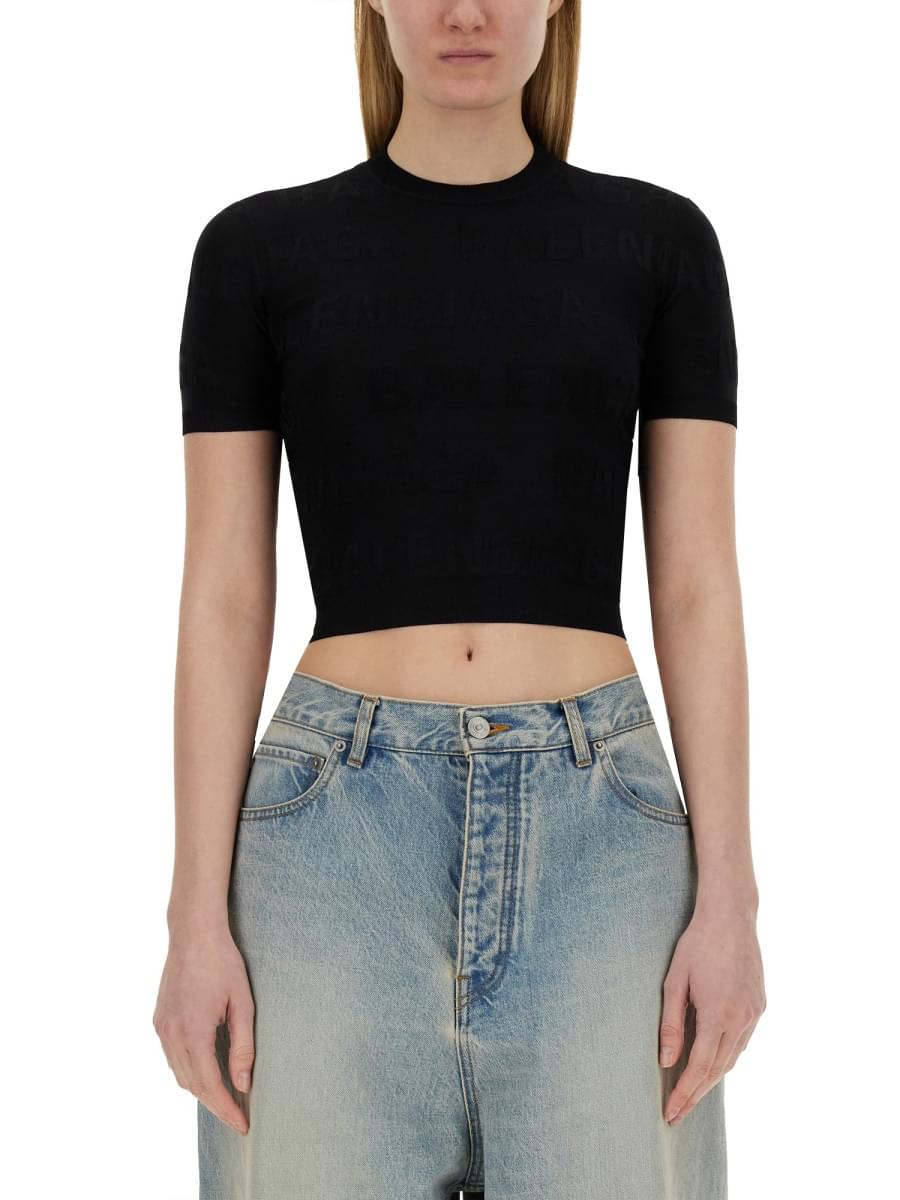 Balenciaga Women Cropped Shirt DestGlow