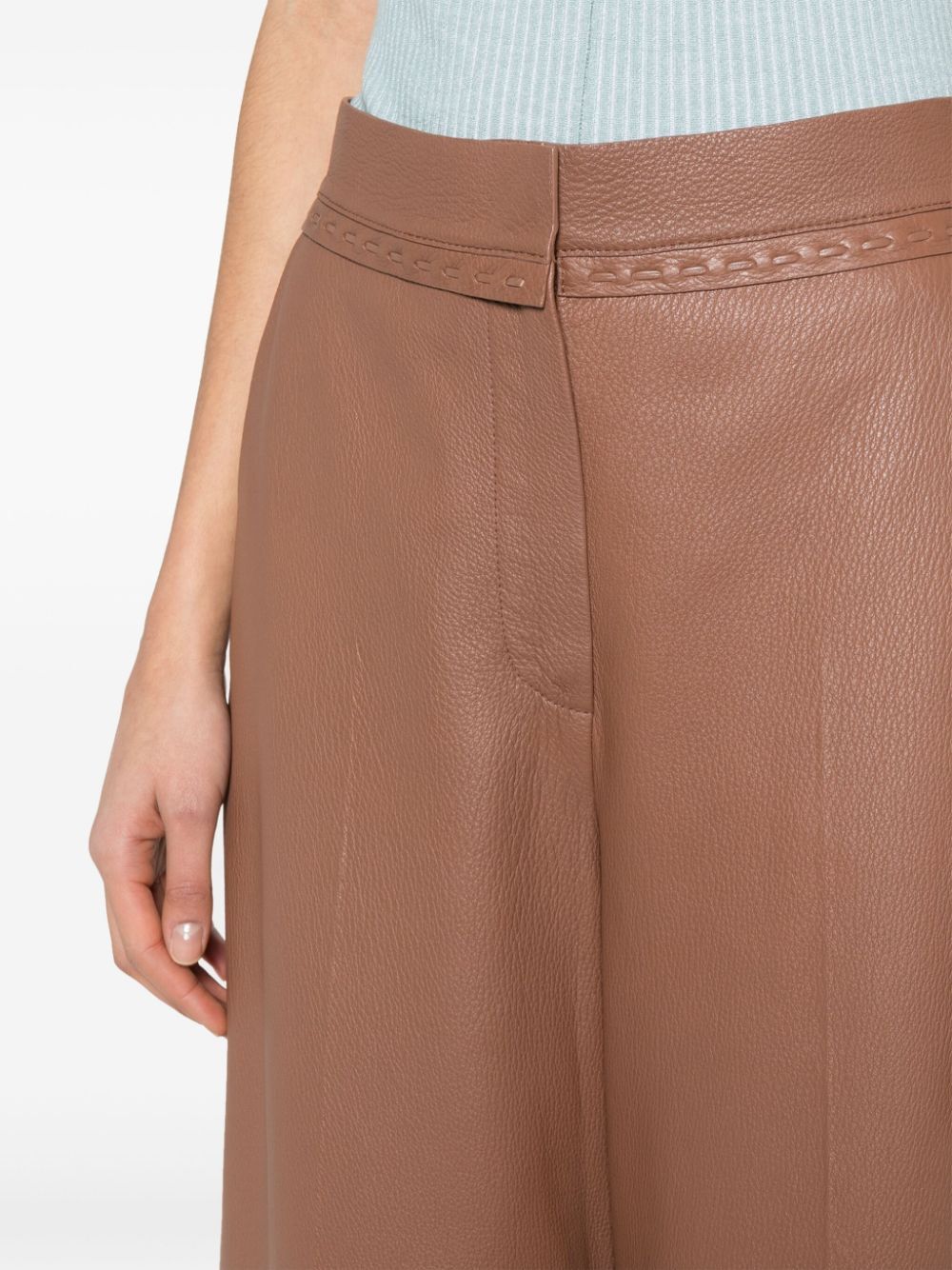 Fendi Women Pantaloni In Pelle by Luosophy