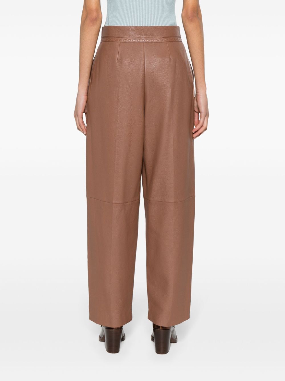 Fendi Women Pantaloni In Pelle by Luosophy