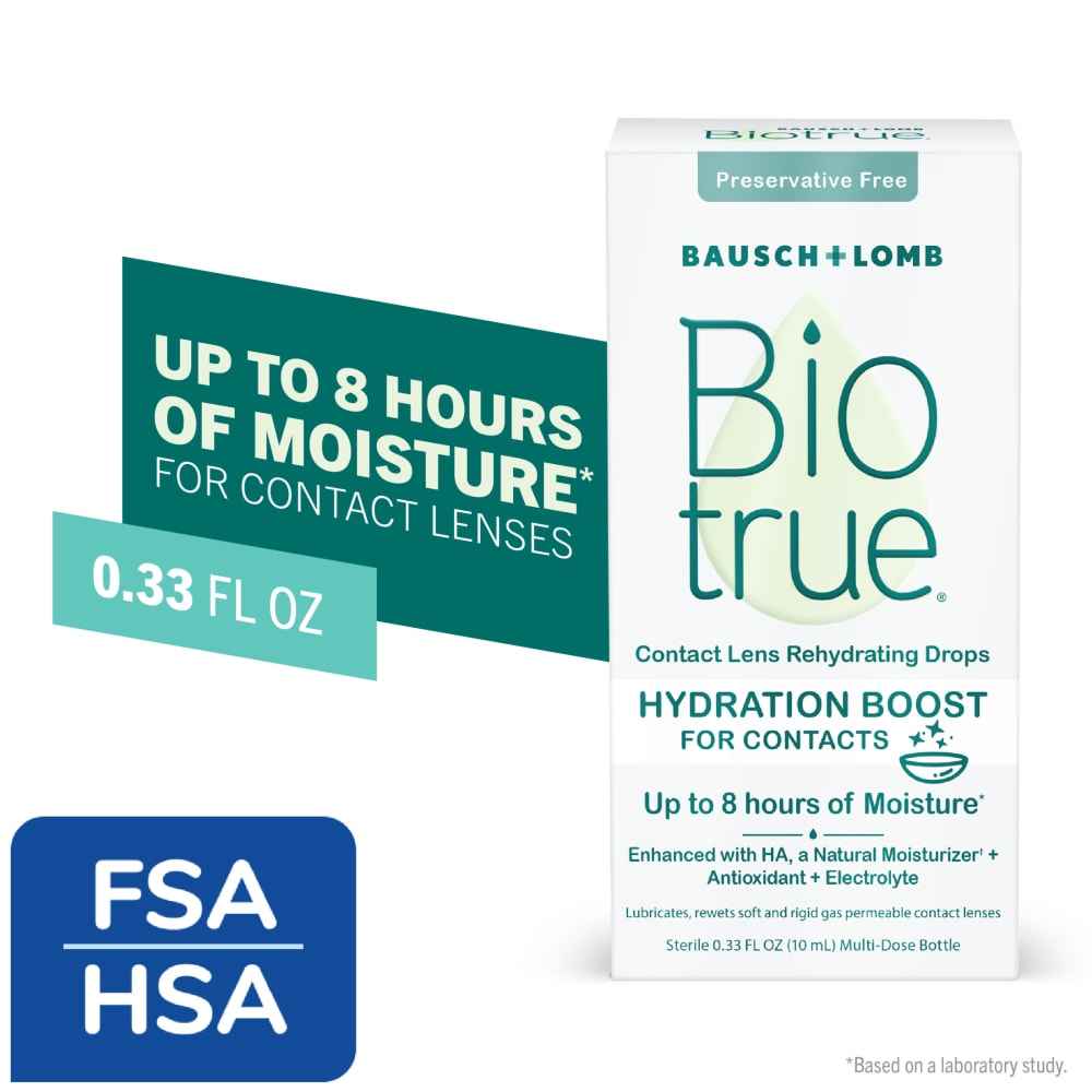 Biotrue® Hydration Boost Contact Lens Rehydrating Drops – 0.33 Fl Oz - DestGlow