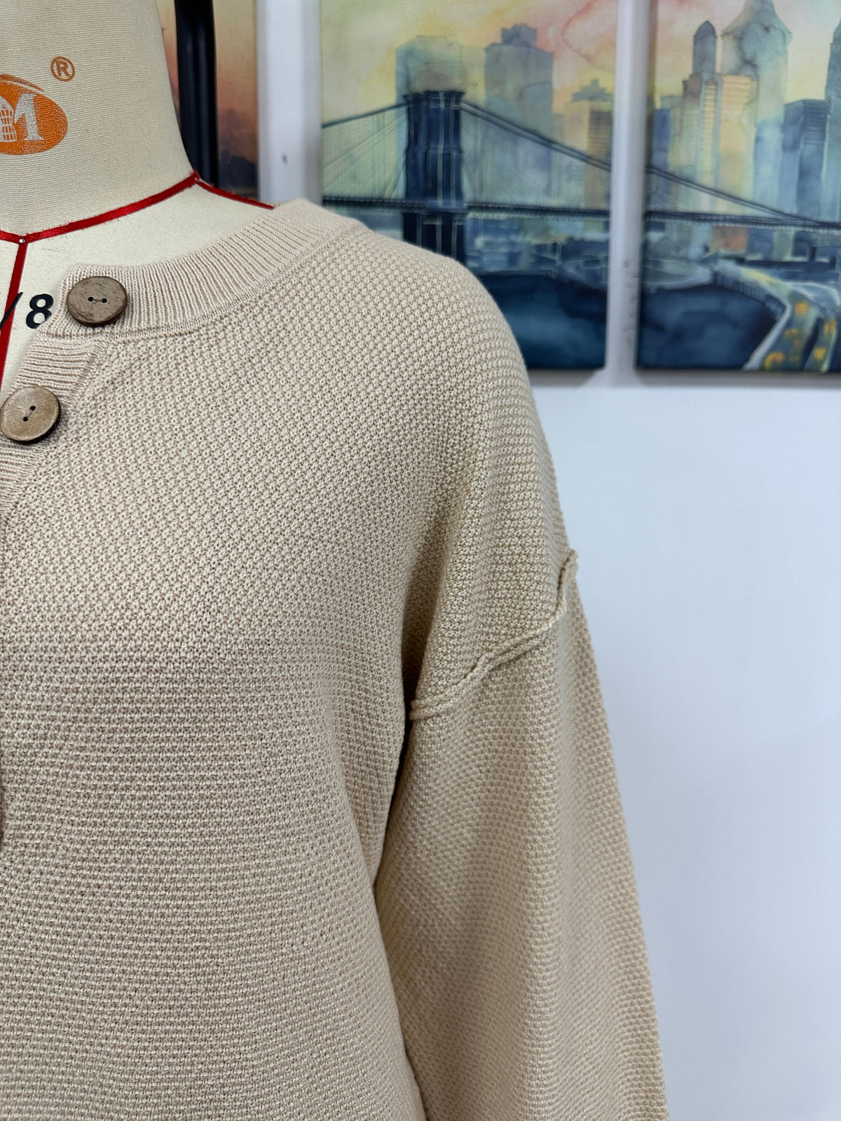 Autumn Winter Button Knitwear Dress Office Women Sweater Women DestGlow