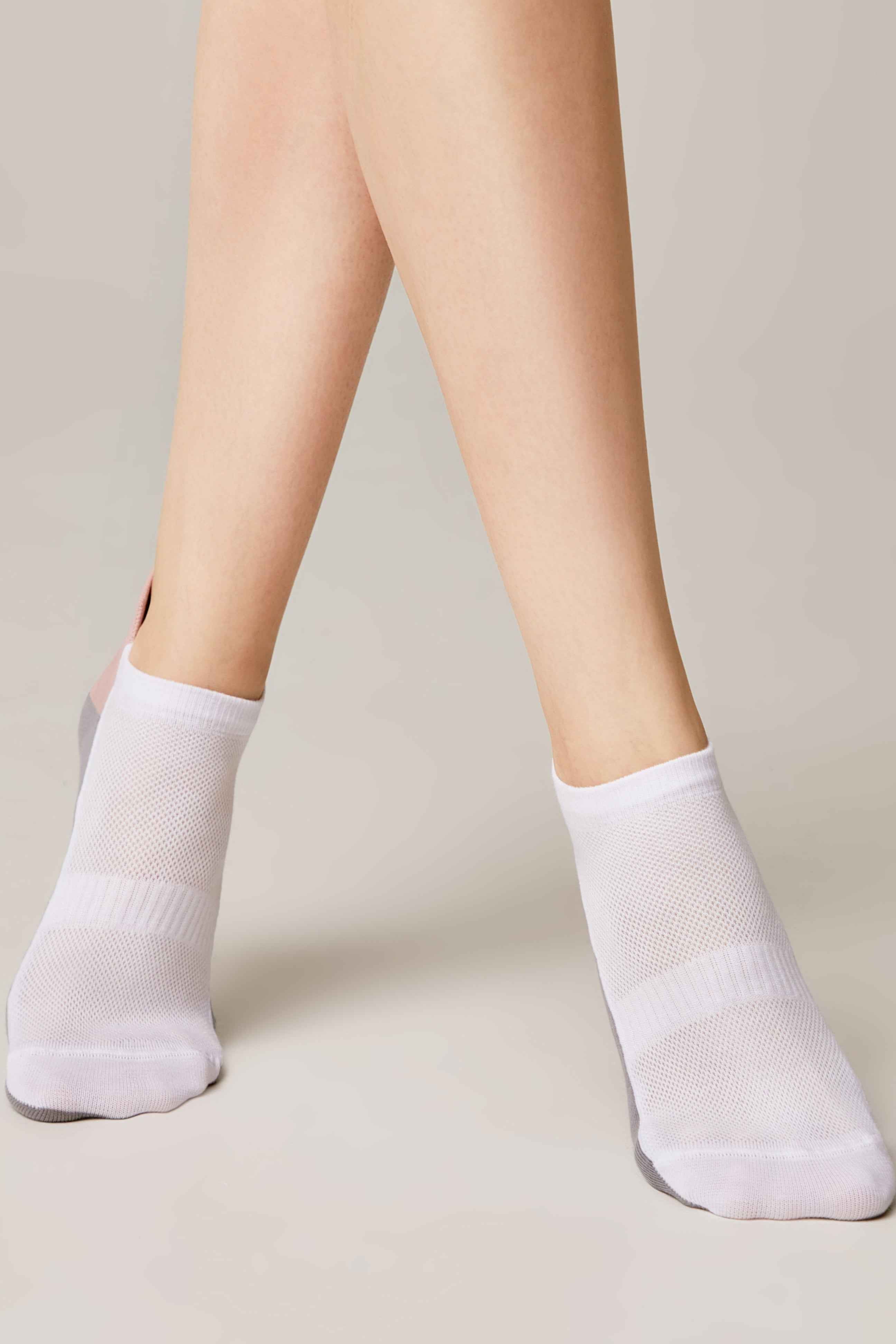 Cotton Ankle Socks Conte Active - With a "Tongue" 393