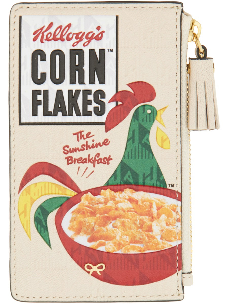 Anya Hindmarch Women Card Holder "Cornflakes" by Luosophy