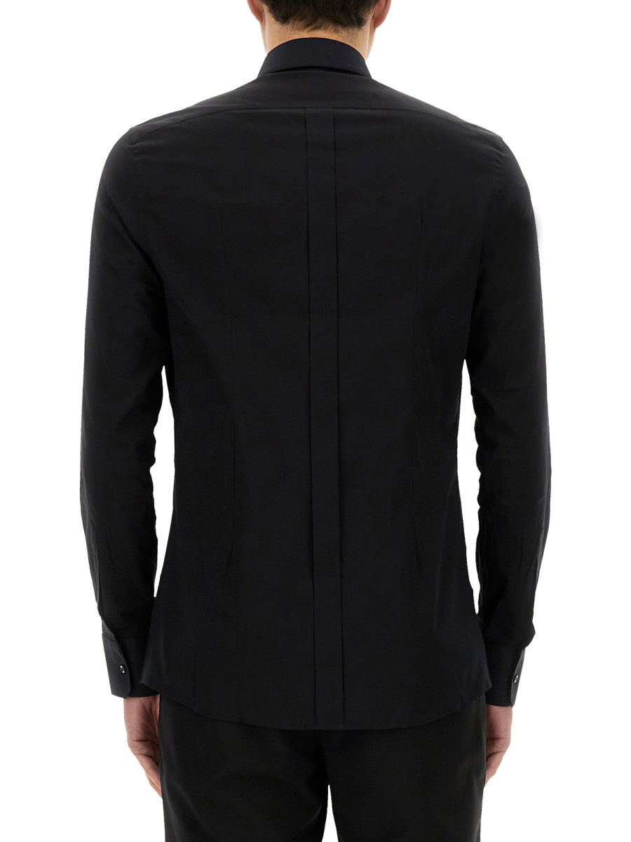 Dolce & Gabbana Men Gold Poplin Stretch Shirt DestGlow
