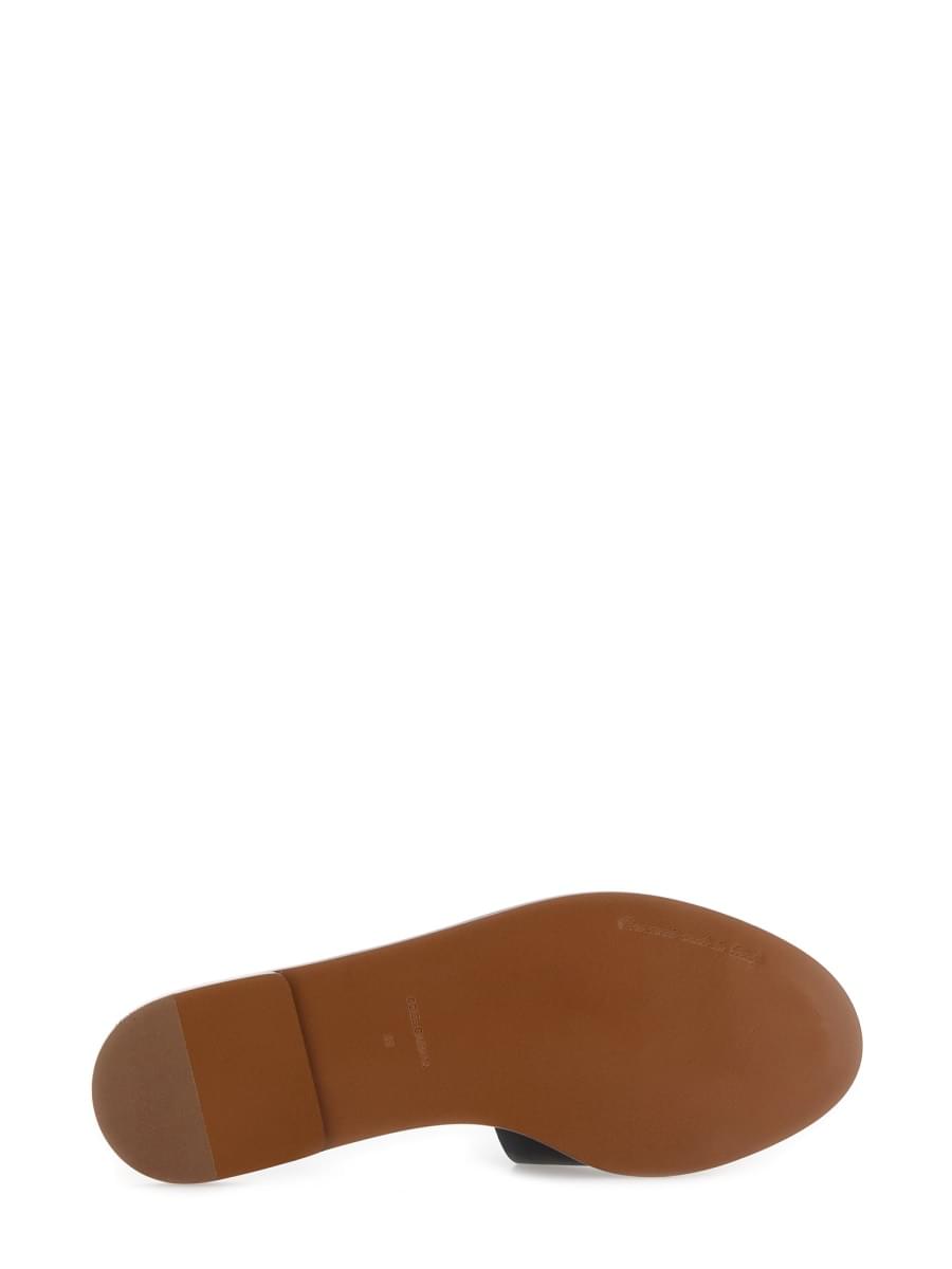 Dolce & Gabbana Women Leather Slide Sandal DestGlow