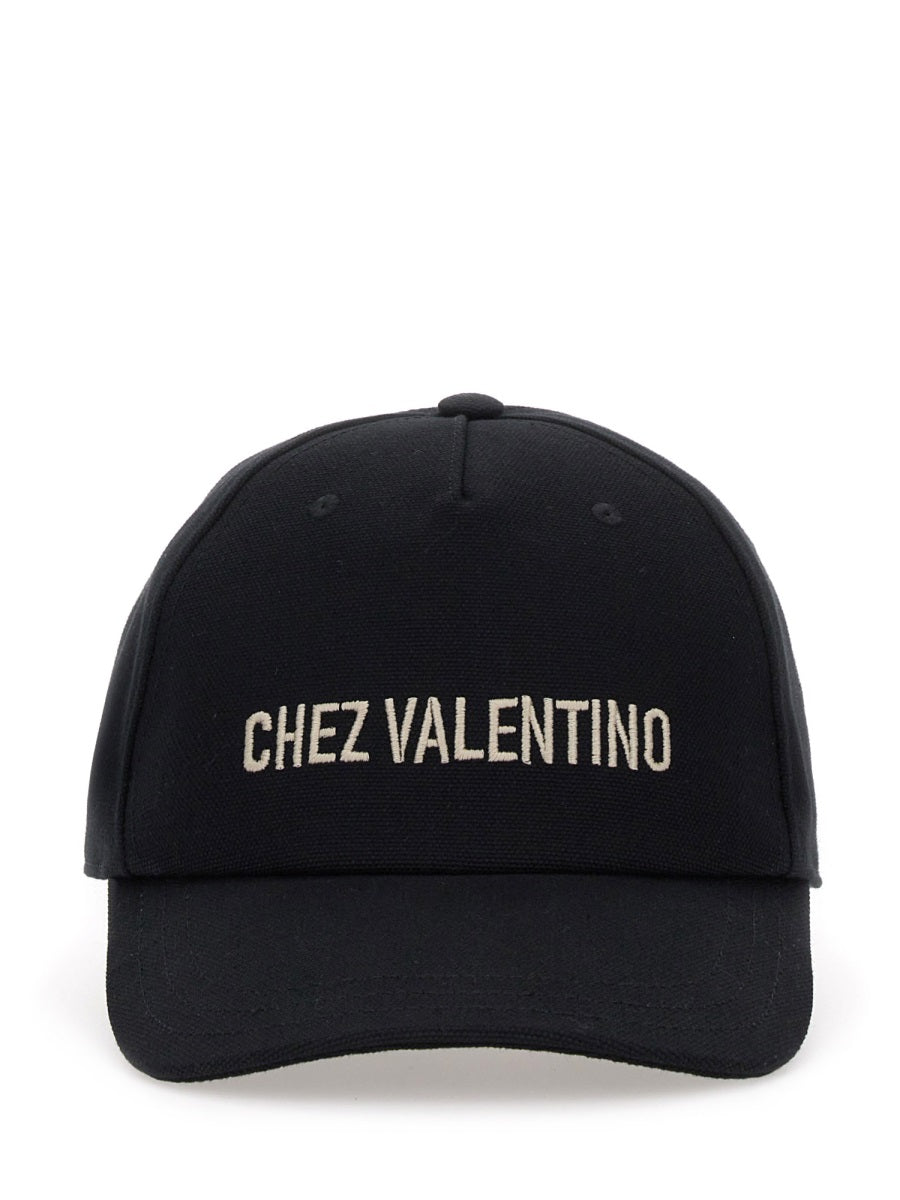 Valentino Garavani Men "Chez Valentine" Baseball Hat DestGlow