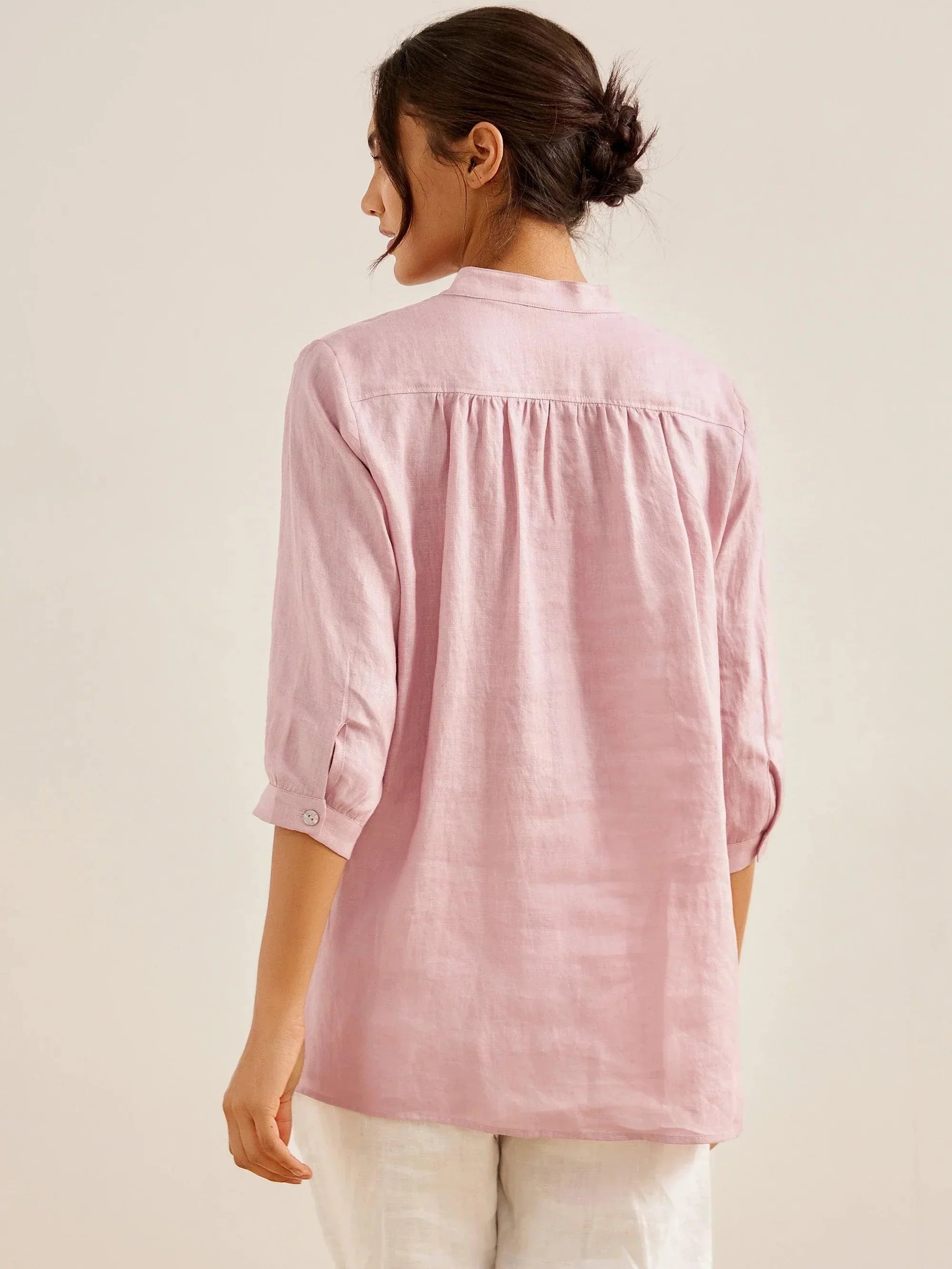 100% Linen Dress Shirt JOANNA DestGlow