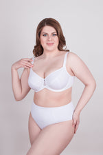 Bra Milavitsa 105910 - Underwired, Triple Segment, Fixed Straps