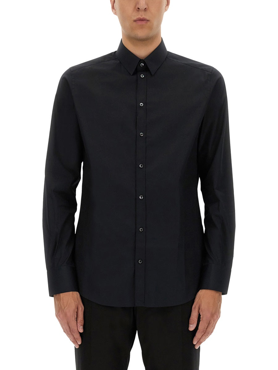 Dolce & Gabbana Men Gold Fit Cotton Shirt DestGlow