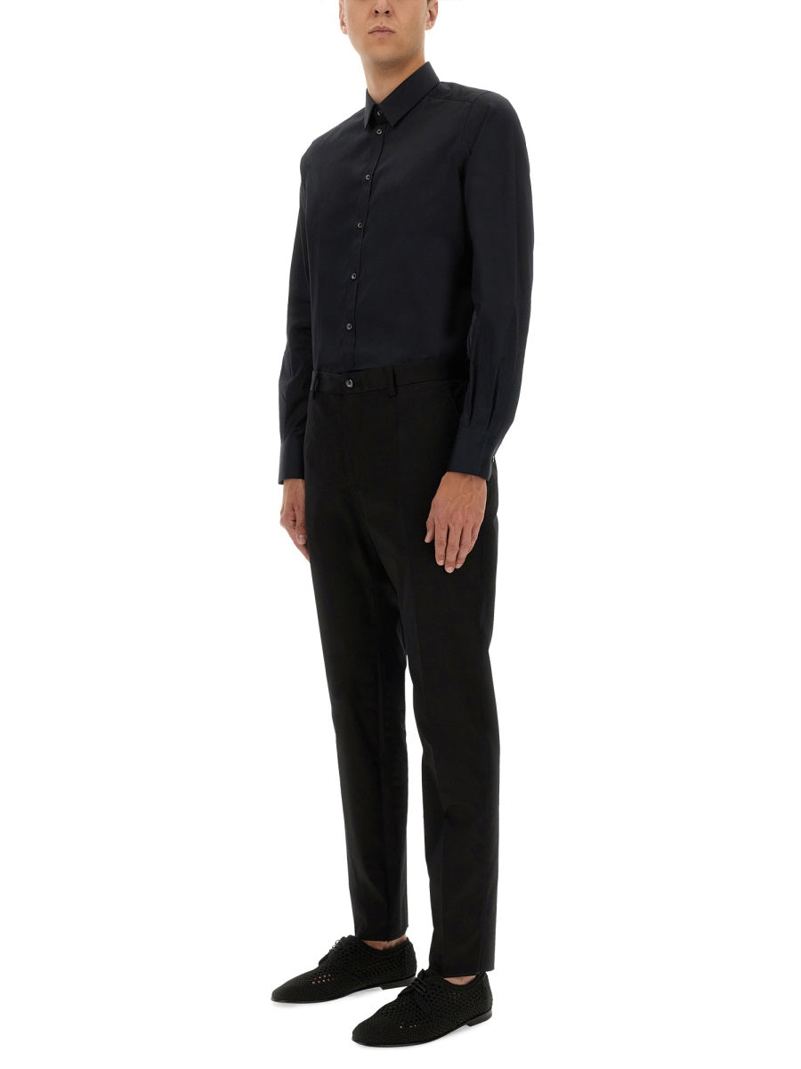 Dolce & Gabbana Men Gold Fit Cotton Shirt DestGlow