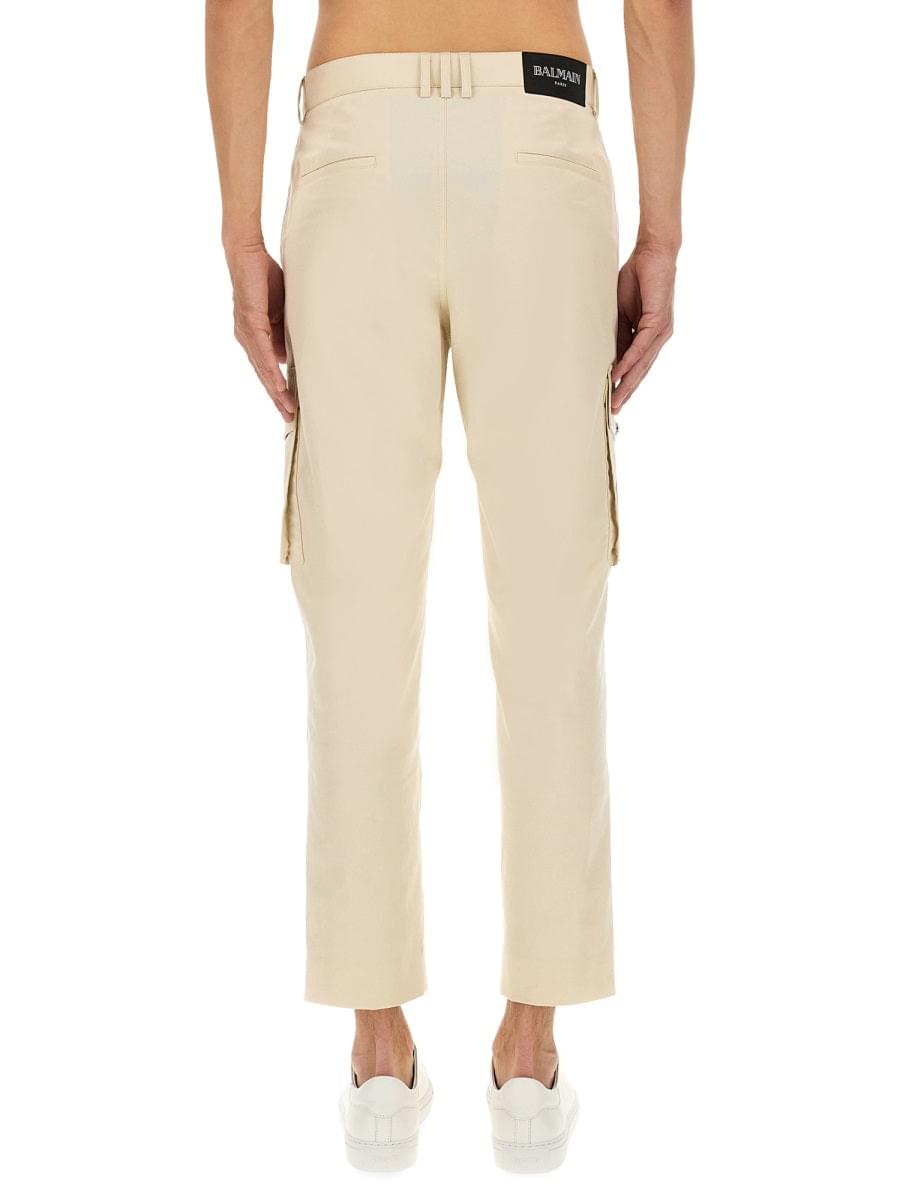 Balmain Men Cotton Cargo Pants DestGlow