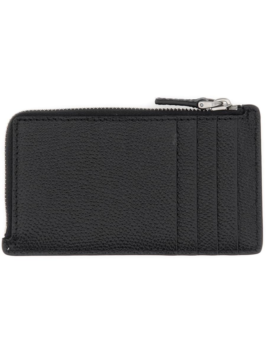 Valentino Garavani Men "Vlogo Signature" Leather Coin Purse DestGlow