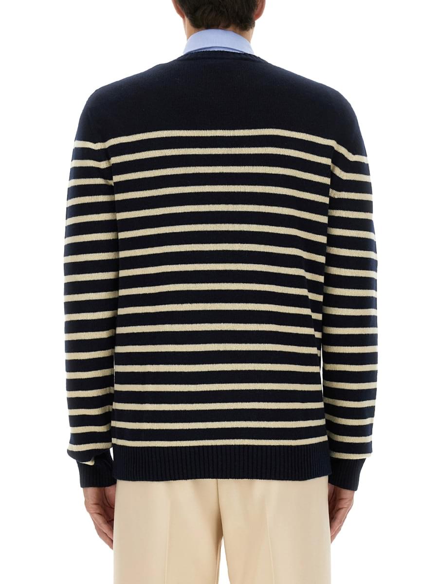 Valentino Men "Chez Valentine" Wool Sweater DestGlow