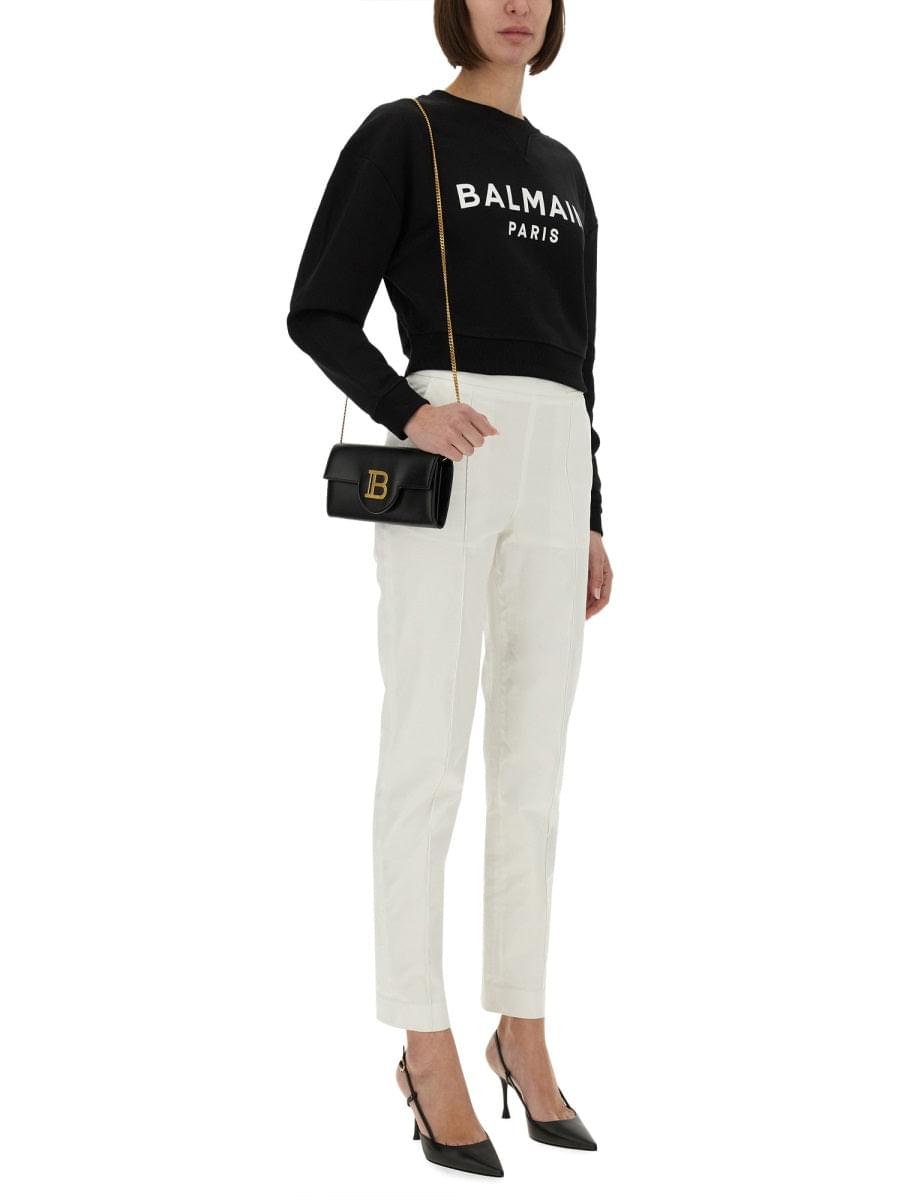 Balmain Women Sweatshirt With Logo Print DestGlow