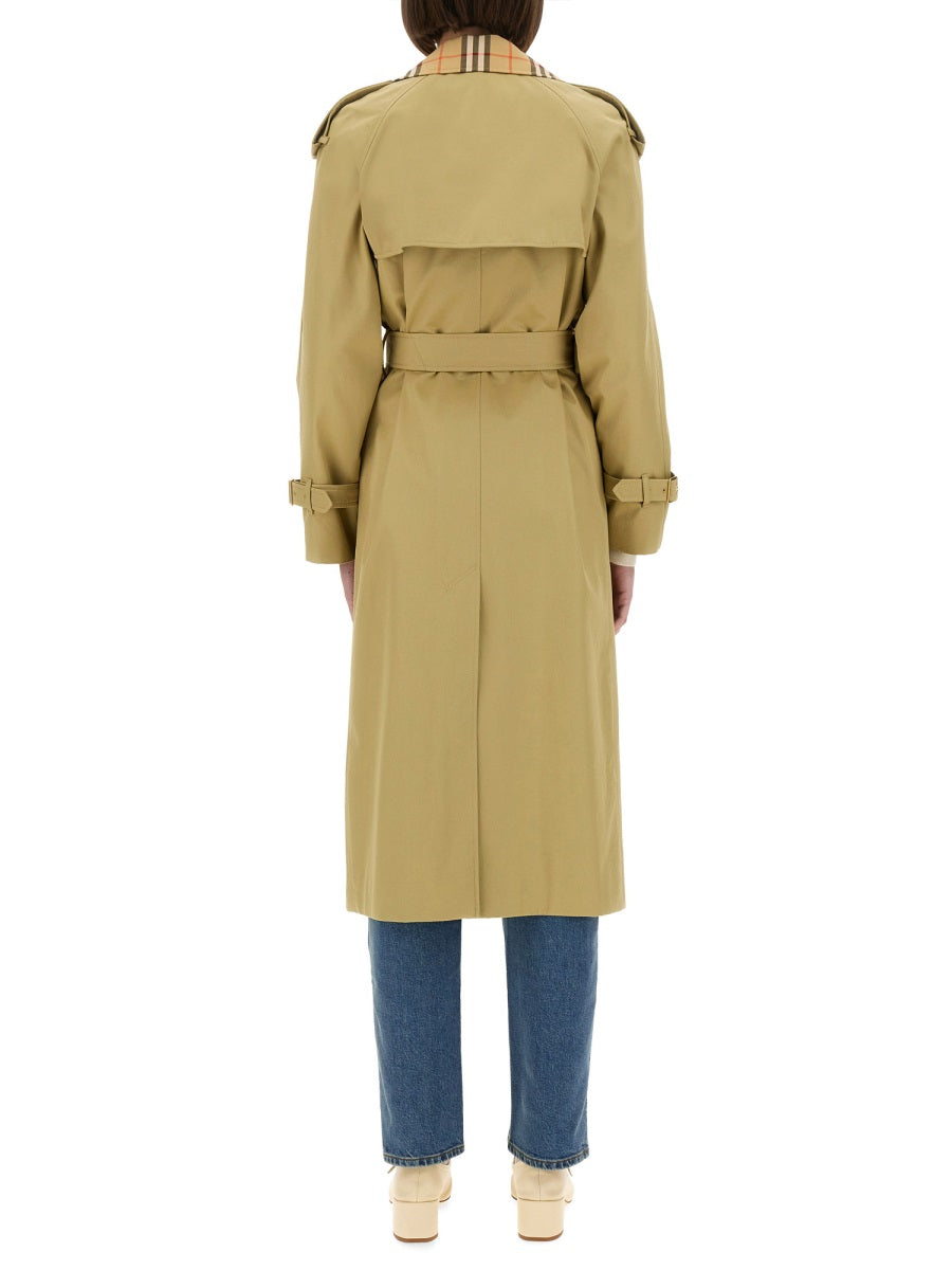 Burberry Women Long "Castleford" Trench Coat DestGlow
