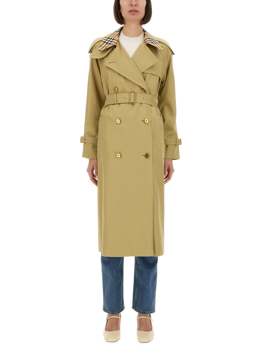 Burberry Women Long "Castleford" Trench Coat DestGlow