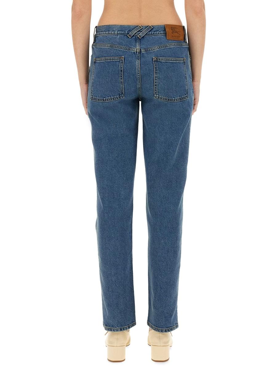 Burberry Women Straight Fit Jeans DestGlow