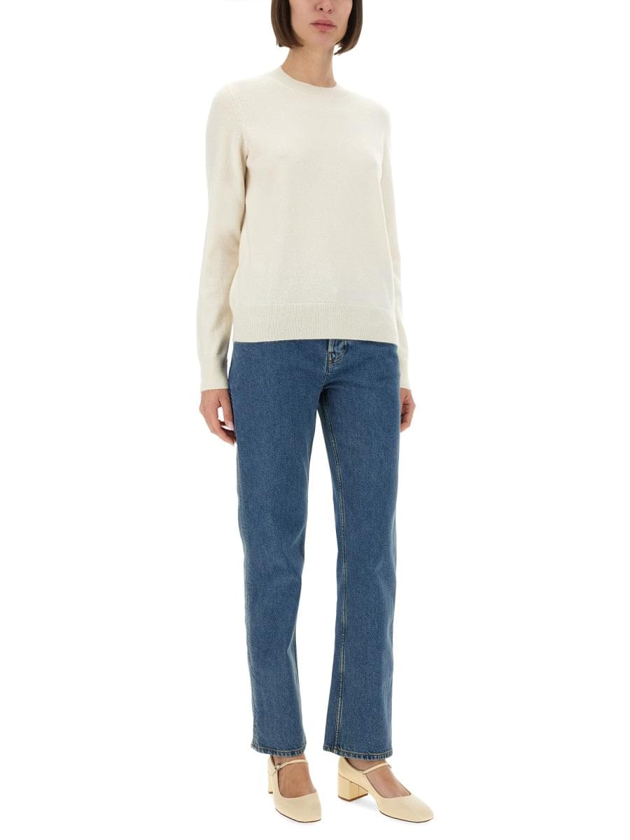 Burberry Women Straight Fit Jeans DestGlow