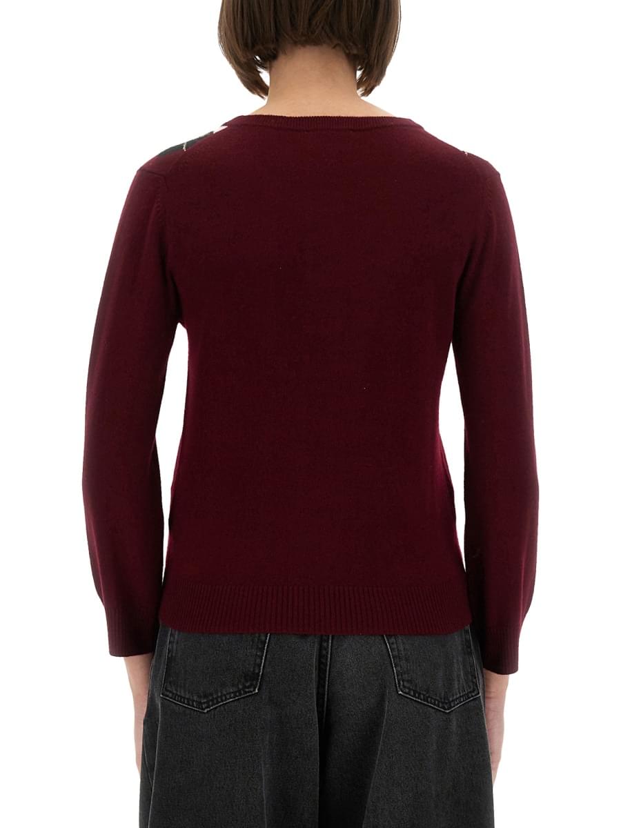 Ganni Women Jacquard Cashmere Cardigan DestGlow