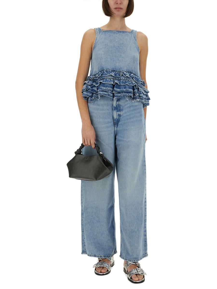 Ganni Women Jeans Baggy DestGlow