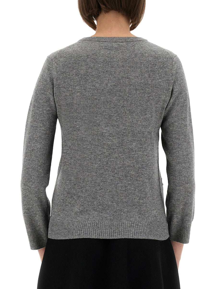 Ganni Women Jacquard Cashmere Cardigan DestGlow