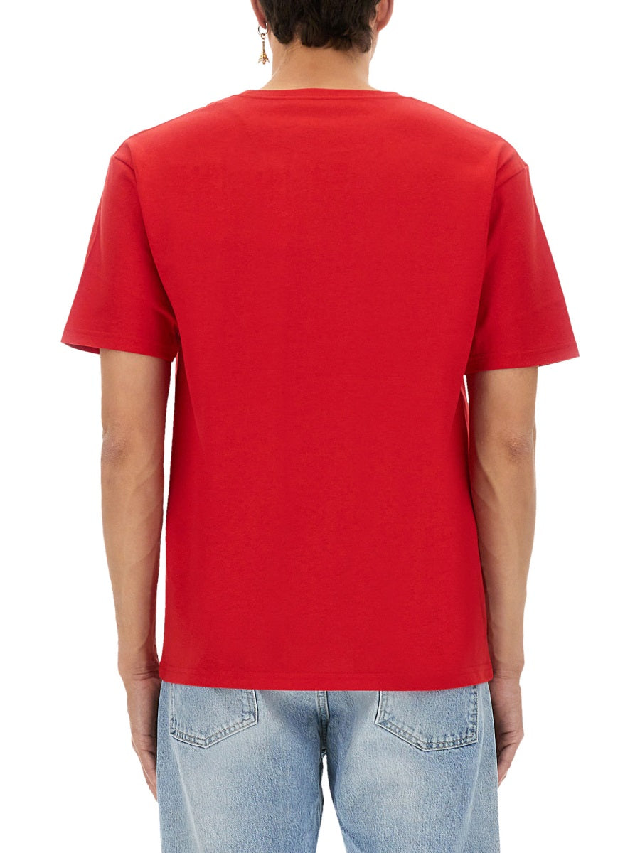 Valentino Men T-Shirt With "Chat De La Maison" Print DestGlow
