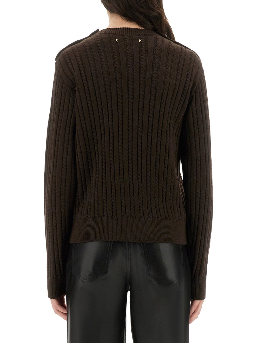 Golden Goose Women Wool Sweater With Button Detail DestGlow
