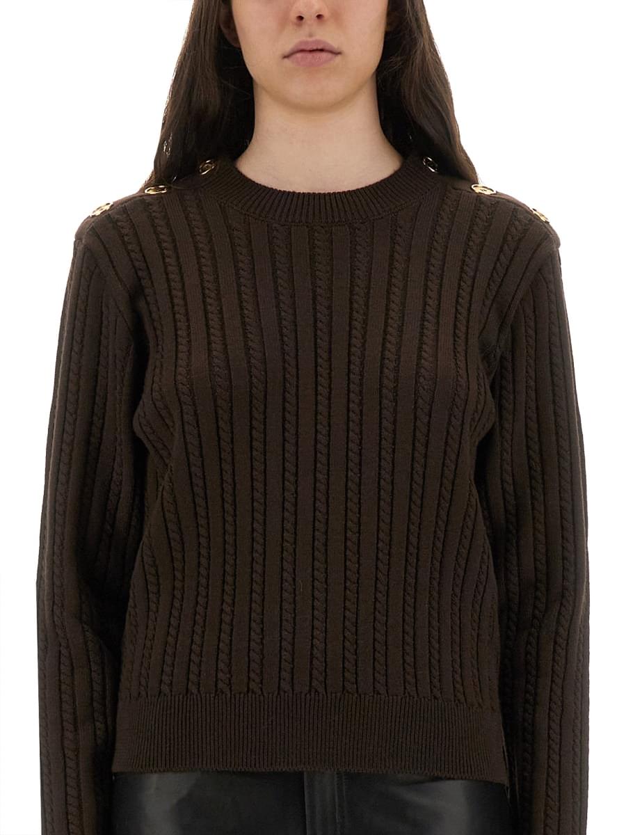 Golden Goose Women Wool Sweater With Button Detail DestGlow