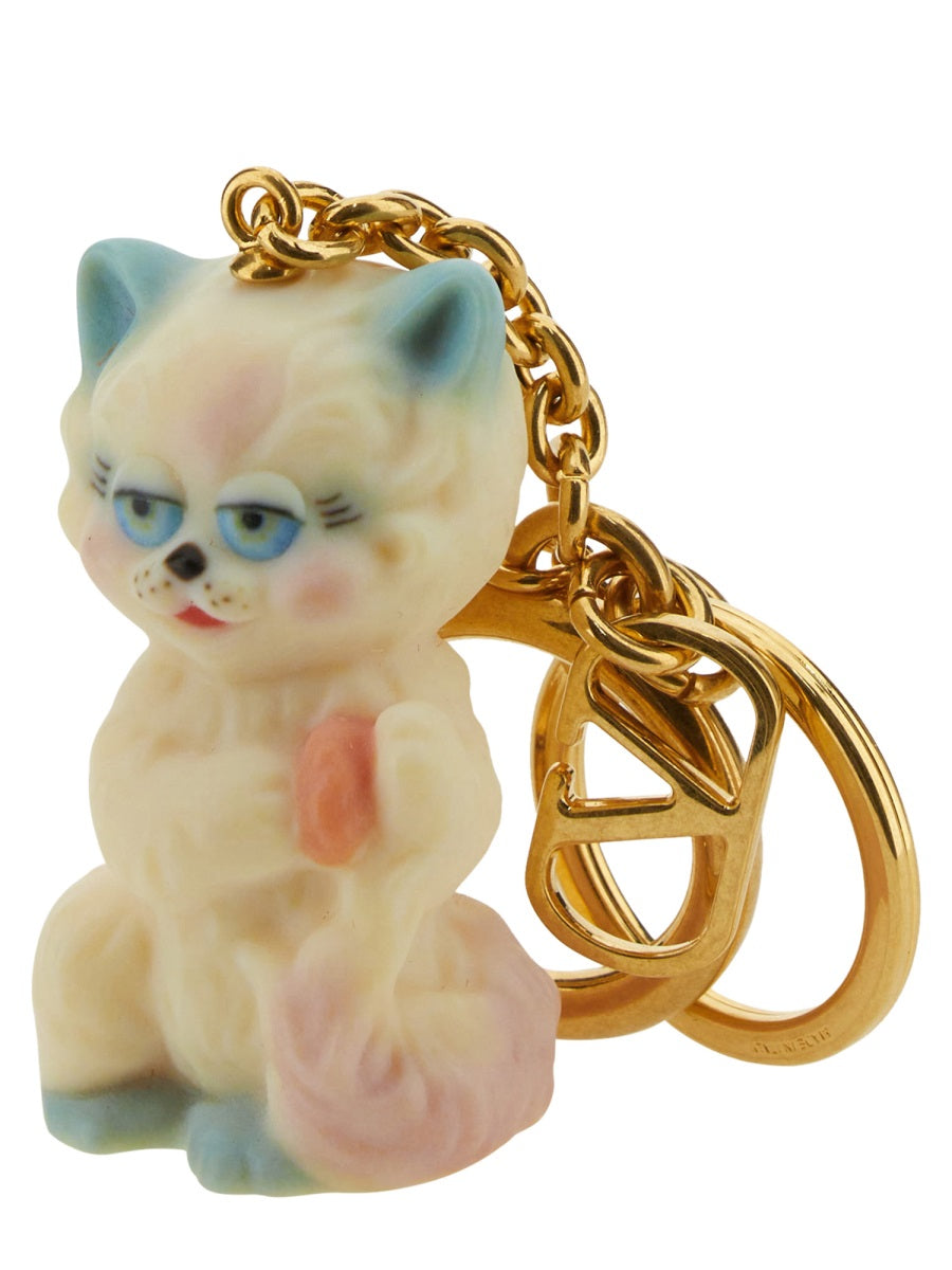 Valentino Garavani Men "Le Chat De La Maison" Keychain DestGlow