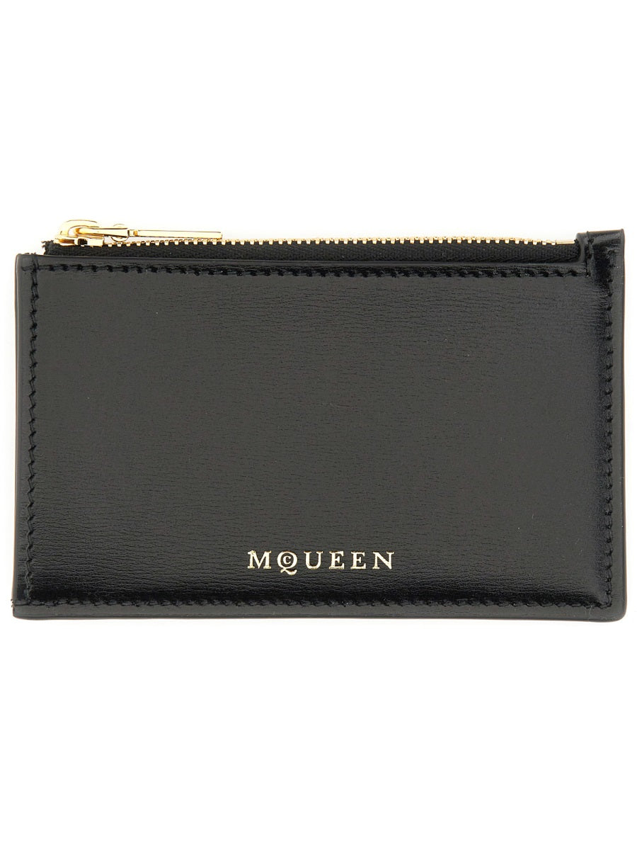 Alexander Mcqueen Women Zippered Card Holder DestGlow