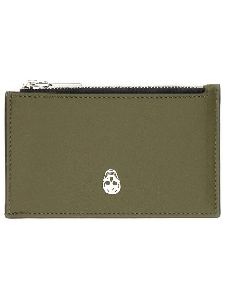 Alexander Mcqueen Men Card Holder "Skull" DestGlow