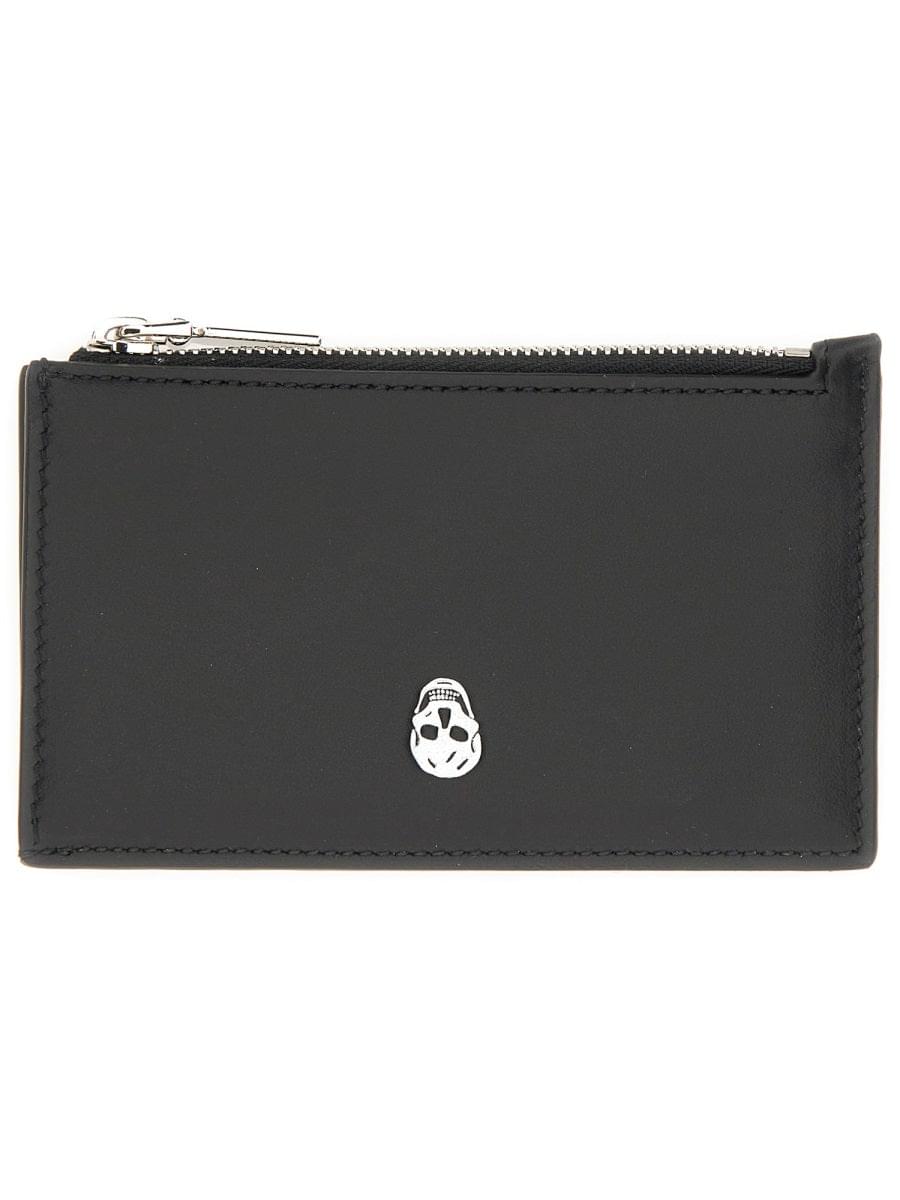 Alexander Mcqueen Men Card Holder "Skull" DestGlow