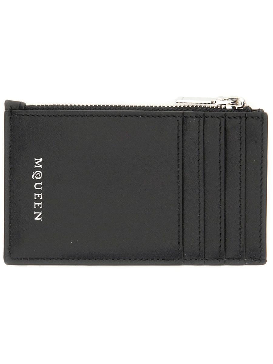 Alexander Mcqueen Men Card Holder "Skull" DestGlow