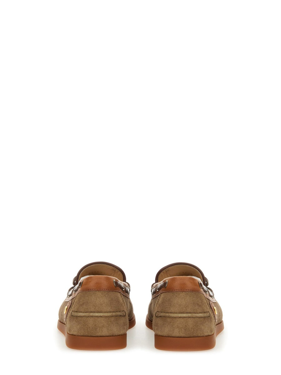 Valentino Garavani Men "Palm Avenue" Boat Moccasin DestGlow