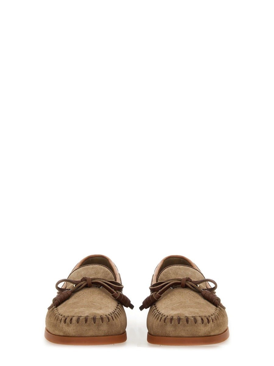 Valentino Garavani Men "Palm Avenue" Boat Moccasin DestGlow