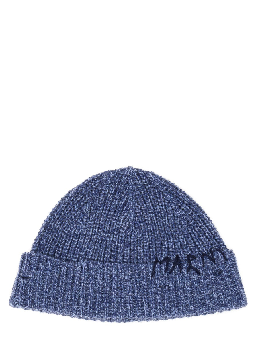 Marni Women Beanie Hat With "Marni Mending" Embroidery DestGlow