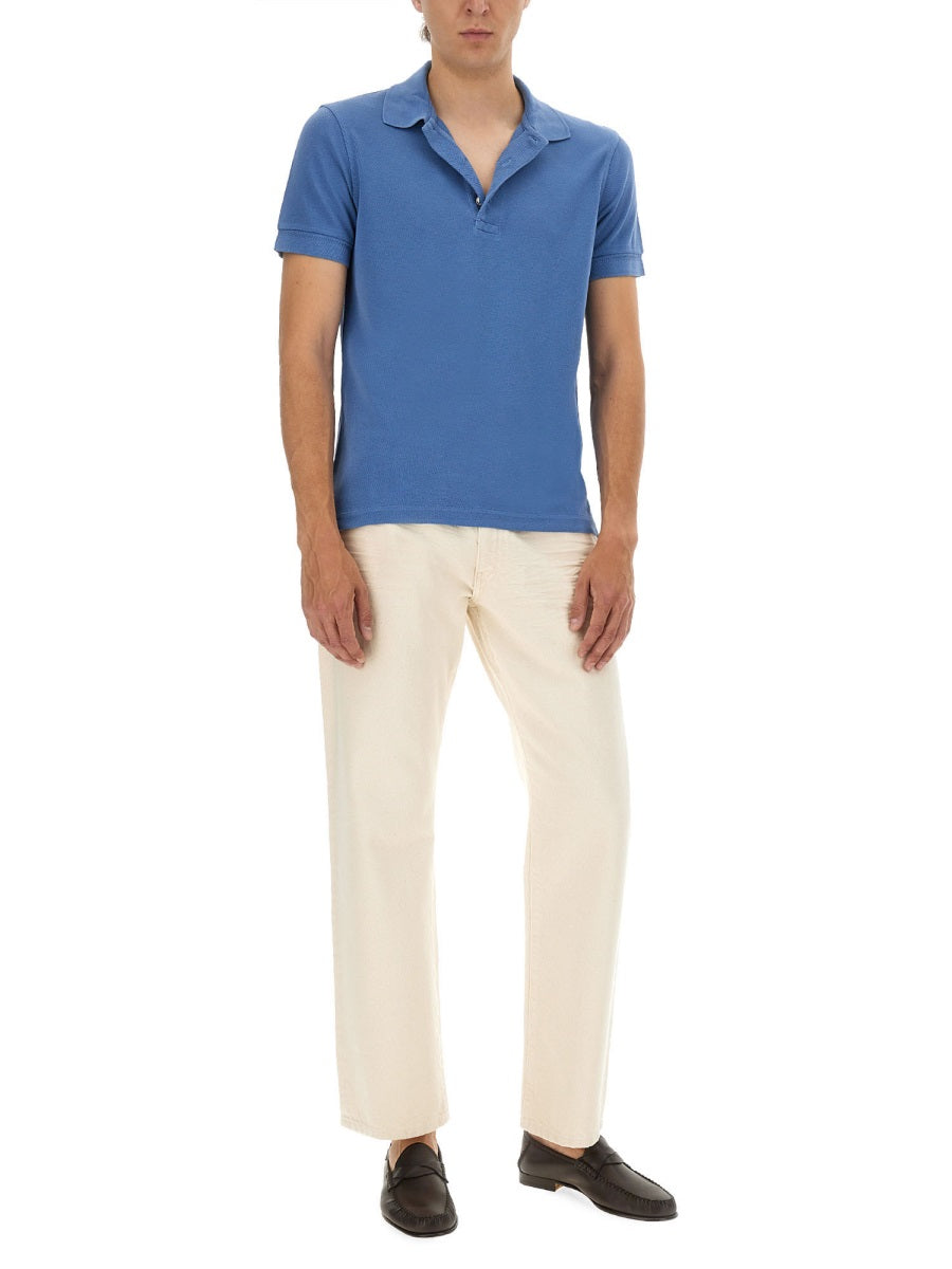 Tom Ford Men Pique Polo. by Luosophy